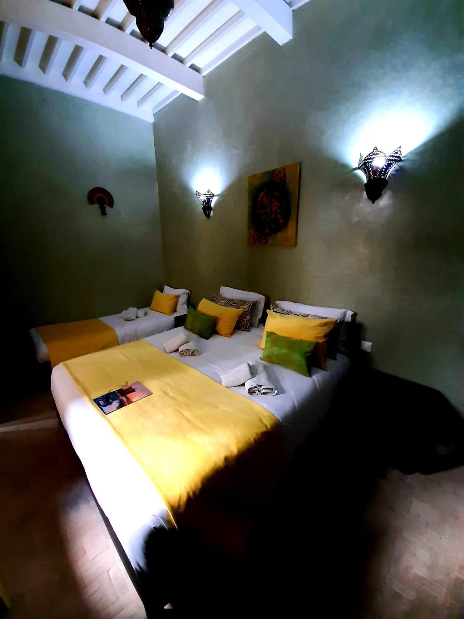 Riad Dar Assalama Terrasse Vue Mer 에사우이라 객실 사진