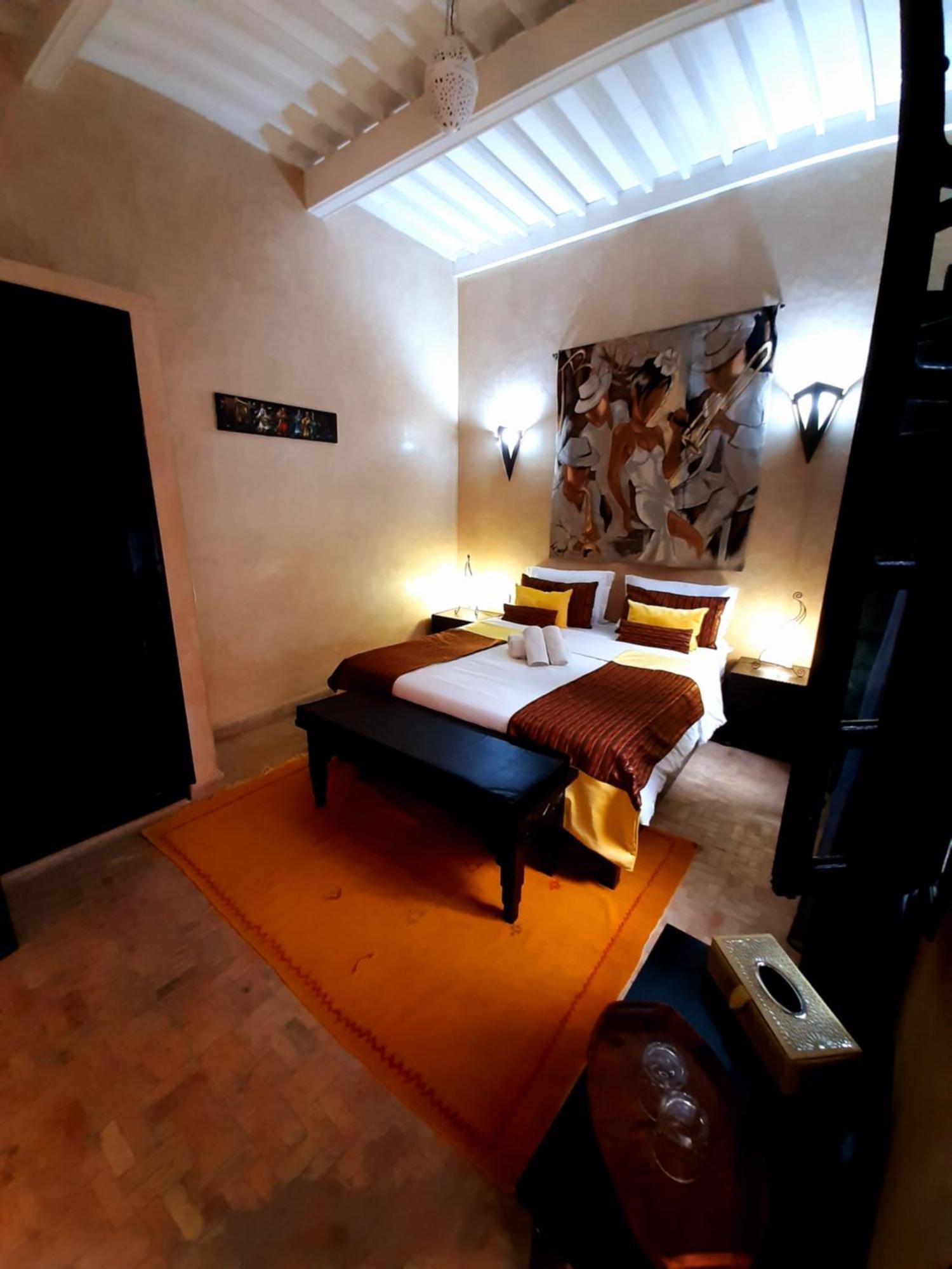 Riad Dar Assalama Terrasse Vue Mer 에사우이라 객실 사진